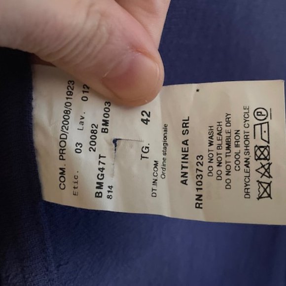 Vintage Armani Collezioni Purple Blazer Wool 6 - Picture 6 of 6